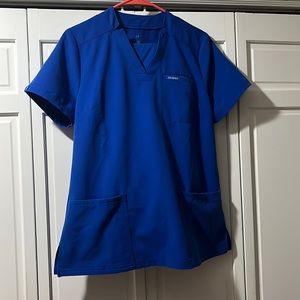 Jaanuu Royal Blue scrub set medium